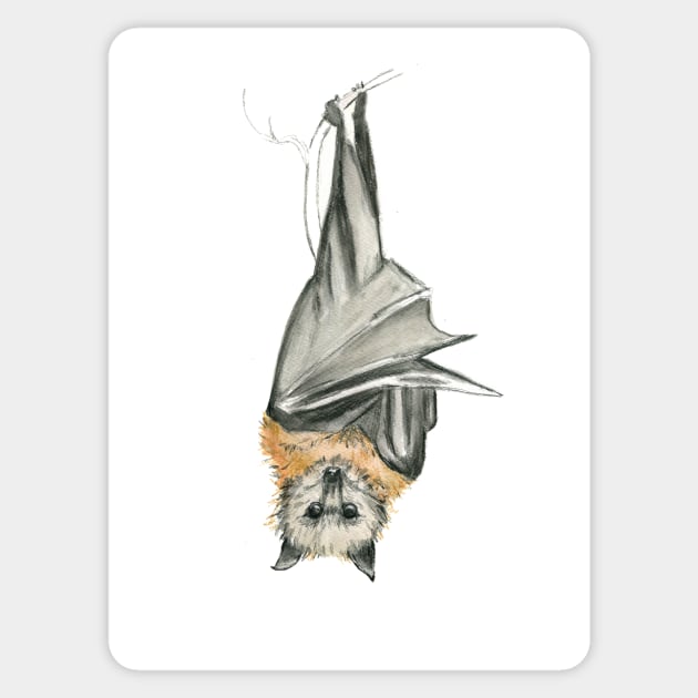 Oh Bats! Sticker by lizzielamb